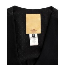 Costume National Elegante Schwarze Wollmischung Casual Weste