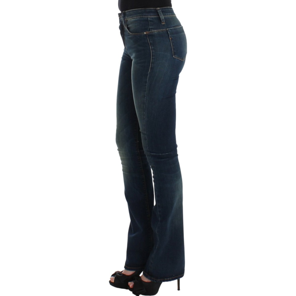 Costume National Schicke blaue Designer Jeans mit geradem Bein
