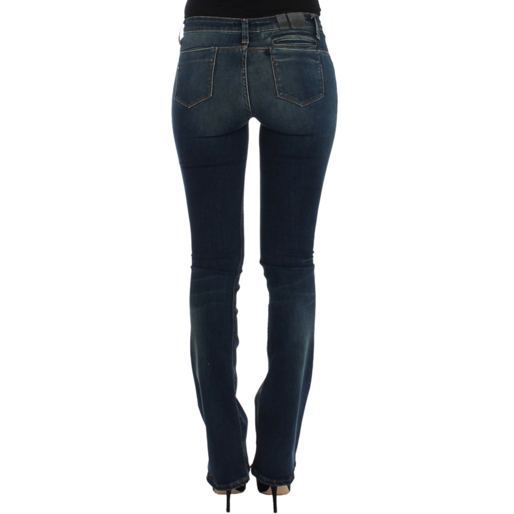 Costume National Schicke blaue Designer Jeans mit geradem Bein