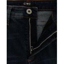 Costume National Schicke blaue Designer Jeans mit geradem Bein