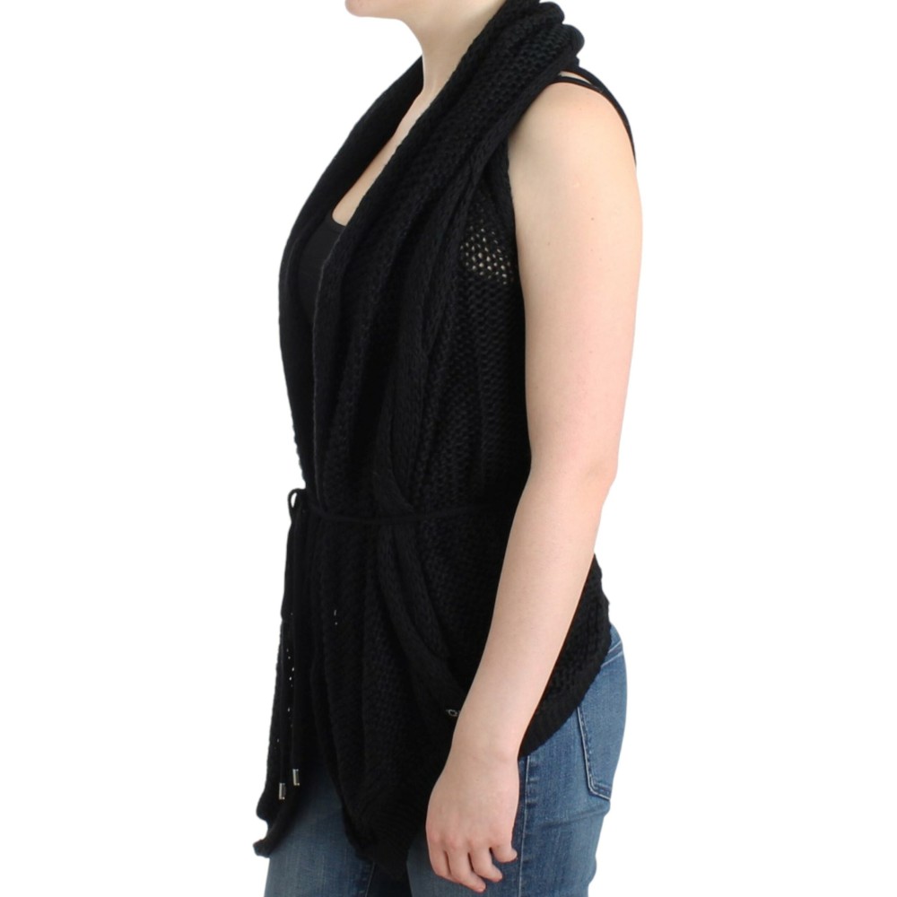 Costume National Schicke ärmellose Strickweste Cardigan