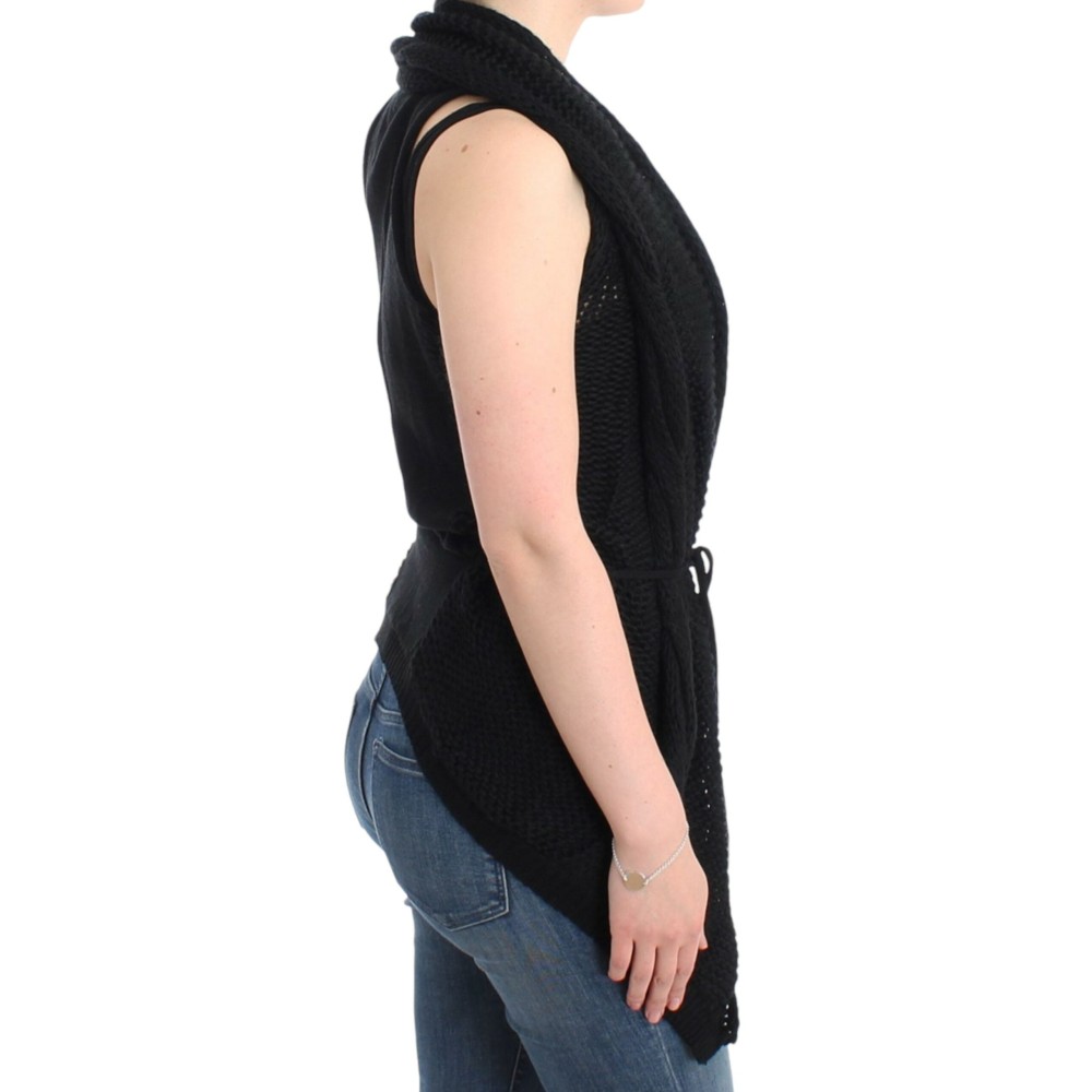 Costume National Schicke ärmellose Strickweste Cardigan
