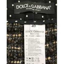 Dolce & Gabbana Elegante Multicolor Shorts aus Wollmischung
