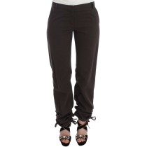 Ermanno Scervino Schicke braune Baumwoll-Kleid-Hose