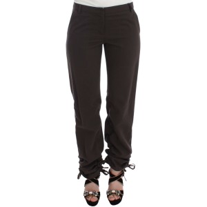 Ermanno Scervino Schicke braune Baumwoll-Kleid-Hose