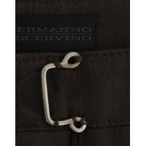 Ermanno Scervino Schicke braune Baumwoll-Kleid-Hose