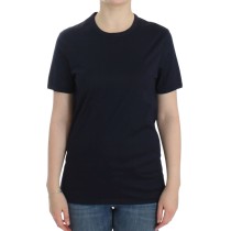Ermanno Scervino Eleganter blauer Baumwollpullover