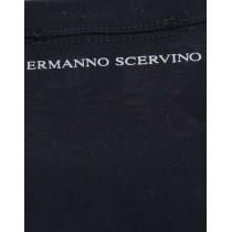 Ermanno Scervino Eleganter blauer Baumwollpullover
