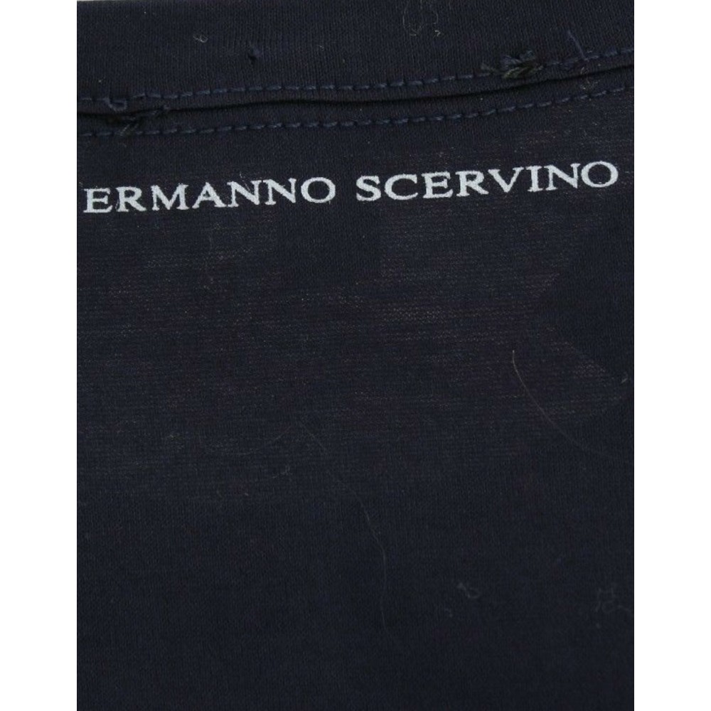 Ermanno Scervino Eleganter blauer Baumwollpullover