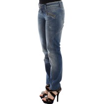 Ermanno Scervino Schicke Slim-Fit-Jeans aus blauem Denim