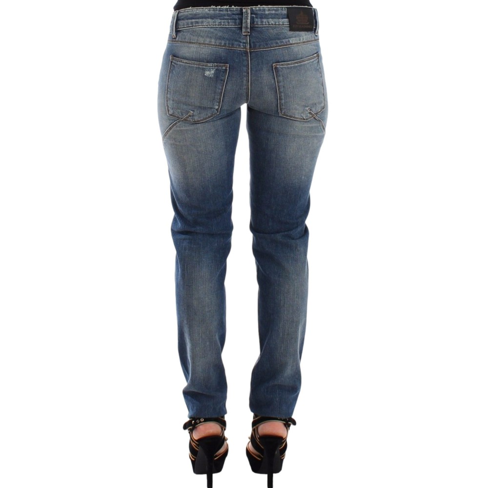 Ermanno Scervino Schicke Slim-Fit-Jeans aus blauem Denim