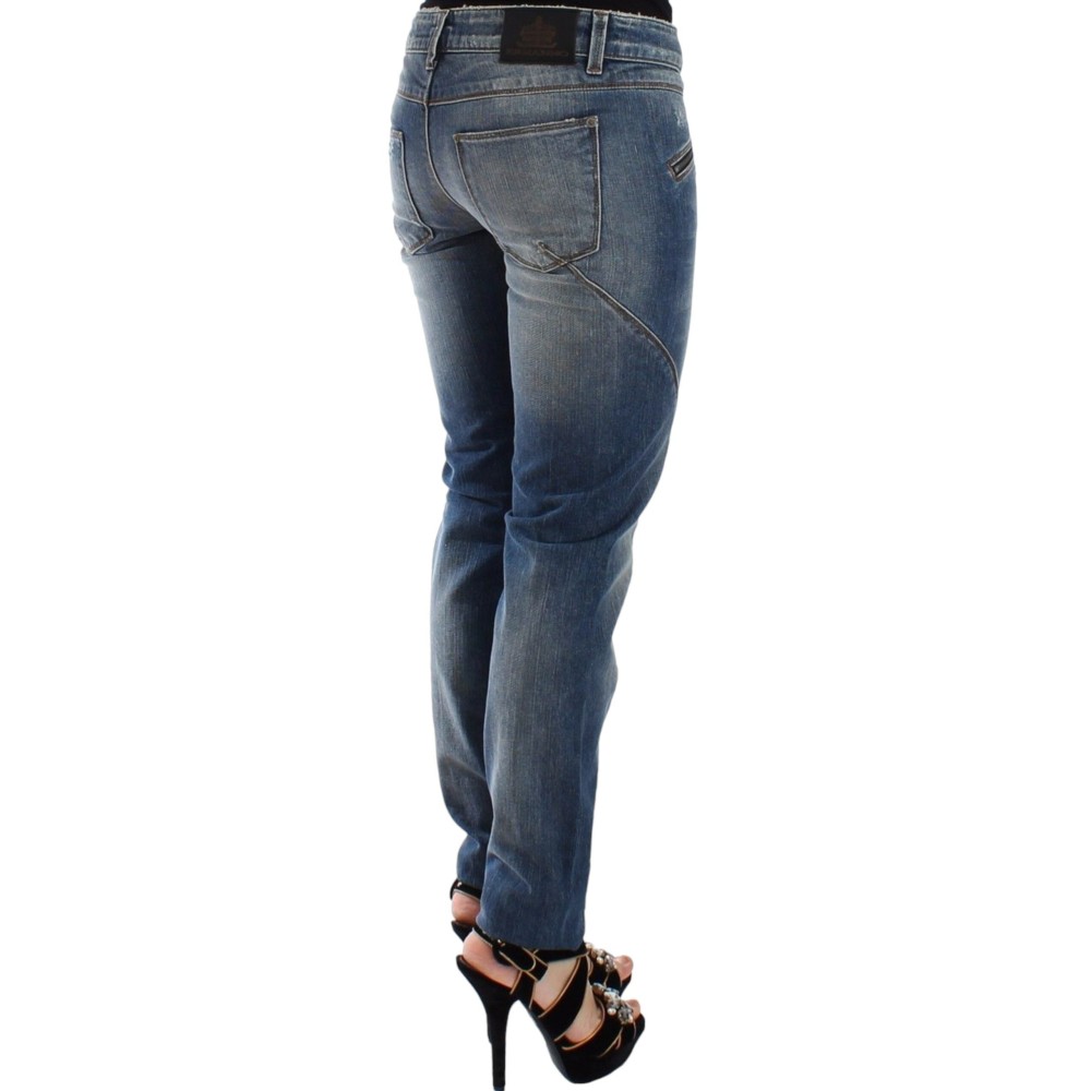 Ermanno Scervino Schicke Slim-Fit-Jeans aus blauem Denim