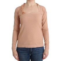 Ermanno Scervino Schicker gestreifter Pullover aus Wollmischung in Orange