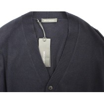 Ermanno Scervino Schicke blaue Strickjacke aus Wollmischung