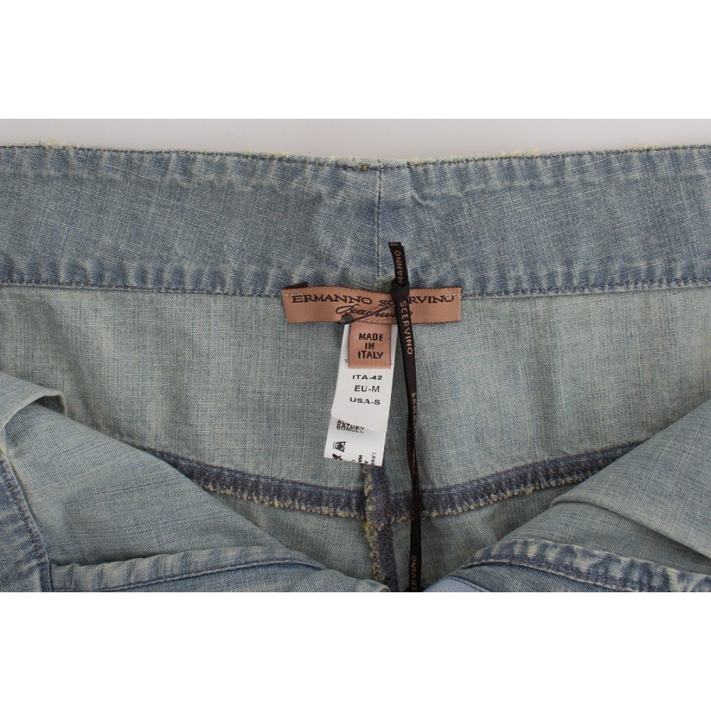 Schicke blaue Denim-Shorts - Ermanno Scervino
