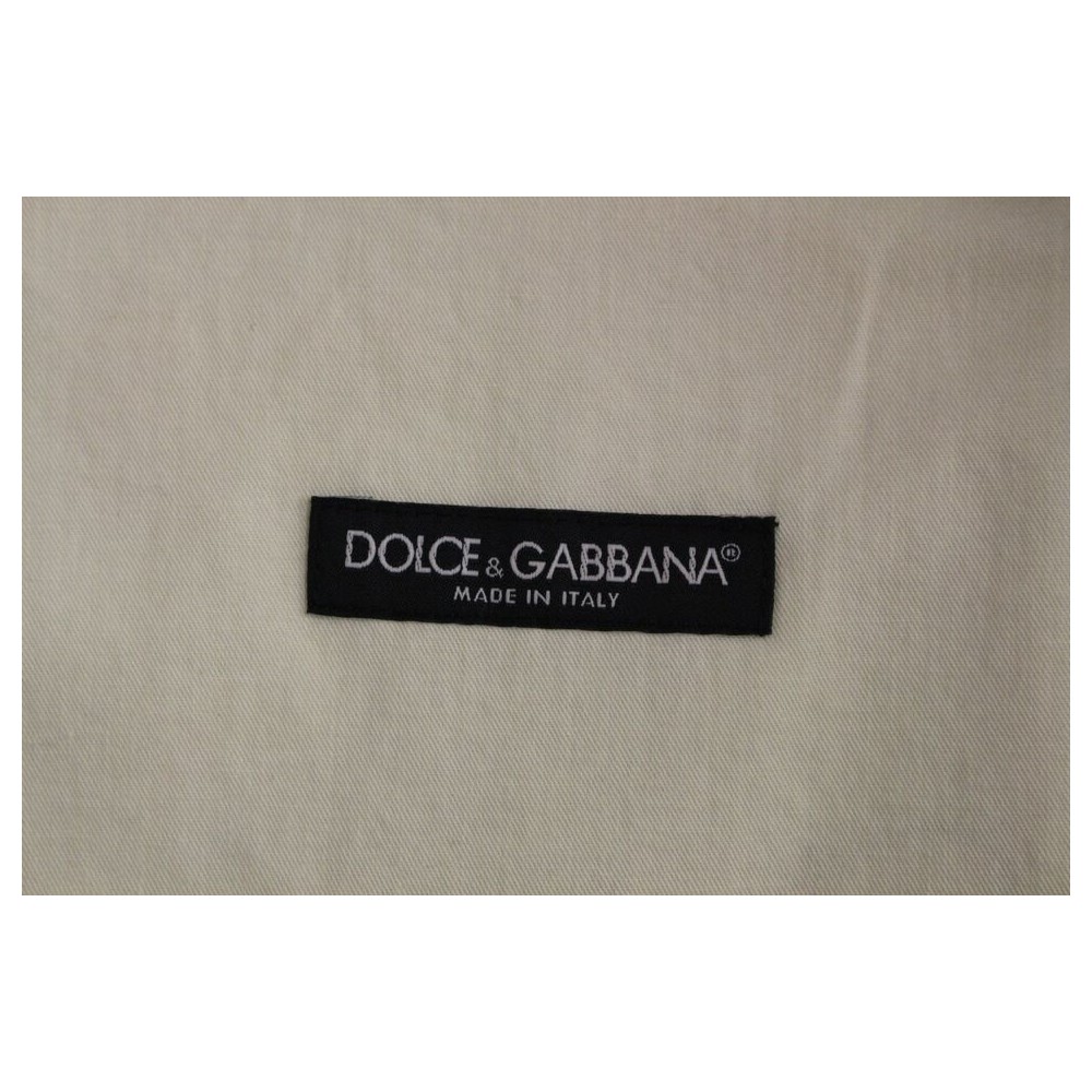 Dolce & Gabbana Elegantes Schwarzes Manchester Kleid Weste