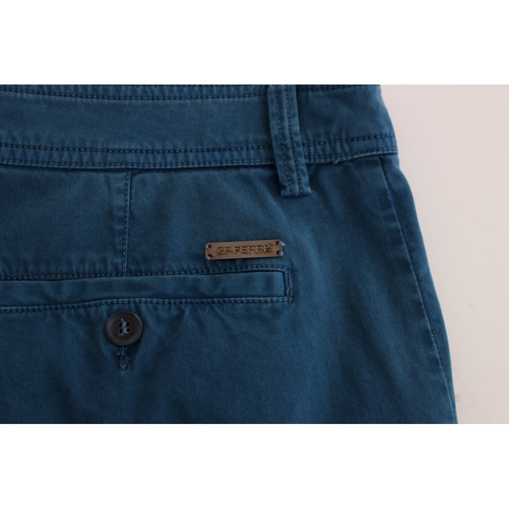 GF Ferre Elegante gerade geschnittene Chinos aus Baumwolle