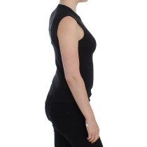 Dolce & Gabbana Elegante schwarze ärmellose Pulloverweste