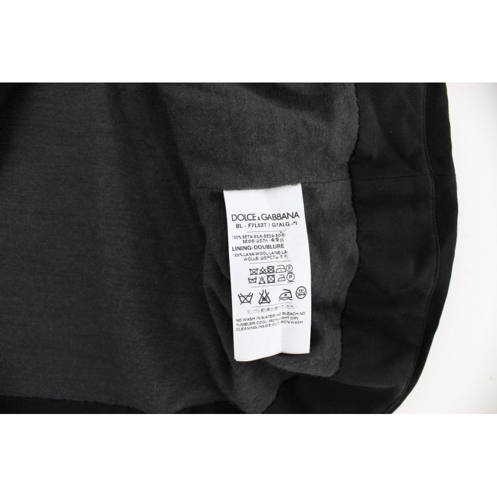Dolce & Gabbana Elegante Seidenbluse mit mittelalterlichem Druck