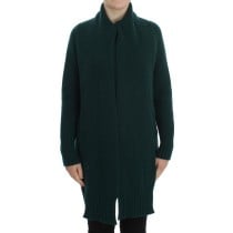 Dolce & Gabbana Eleganter grüner Kaschmir-Kardigan-Pullover
