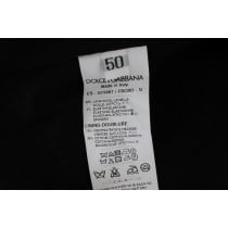 Dolce & Gabbana Elegante Graue Gestreifte Wollweste