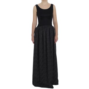 Dolce & Gabbana Elegantes Schwarzes Etuikleid in voller Länge