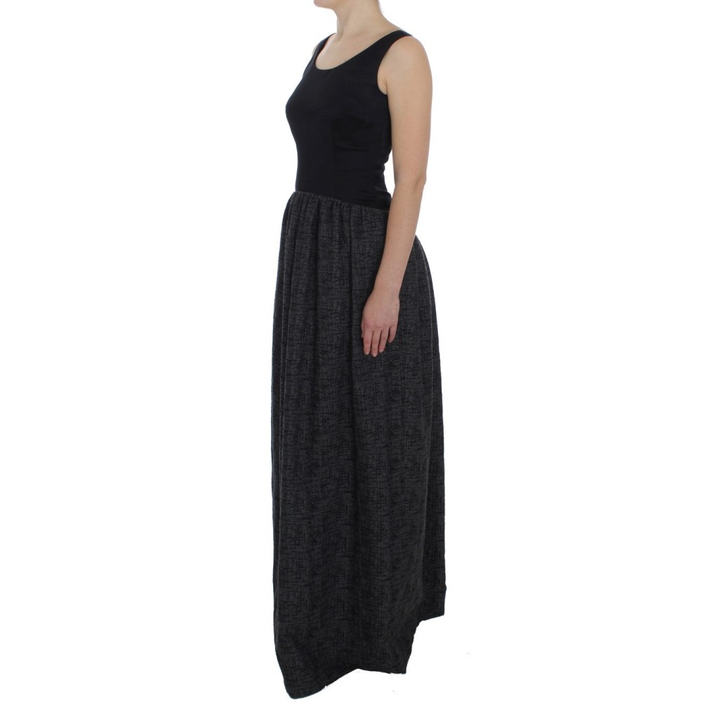 Dolce & Gabbana Elegantes Schwarzes Etuikleid in voller Länge