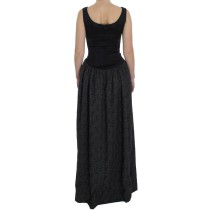 Dolce & Gabbana Elegantes Schwarzes Etuikleid in voller Länge