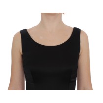 Dolce & Gabbana Elegantes Schwarzes Etuikleid in voller Länge