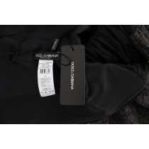Dolce & Gabbana Elegantes Schwarzes Etuikleid in voller Länge