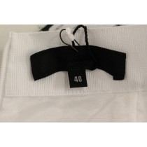 Koonhor Eleganter Bleistiftrock mit Pailletten - Reines Weiß