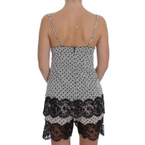 Dolce & Gabbana Elegantes Seidenhemd aus floraler Spitze