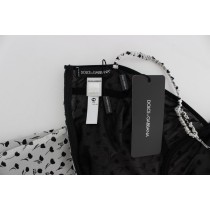 Dolce & Gabbana Elegantes Seidenhemd aus floraler Spitze