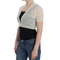 Ermanno Scervino Eleganter Off-White Pullover aus einer Alpaka-Wollmischung