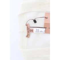 Ermanno Scervino Eleganter Off-White Pullover aus einer Alpaka-Wollmischung
