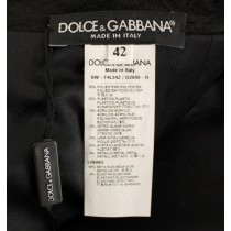 Dolce & Gabbana Schwarzer kristallverzierter Masterpiece-Rock