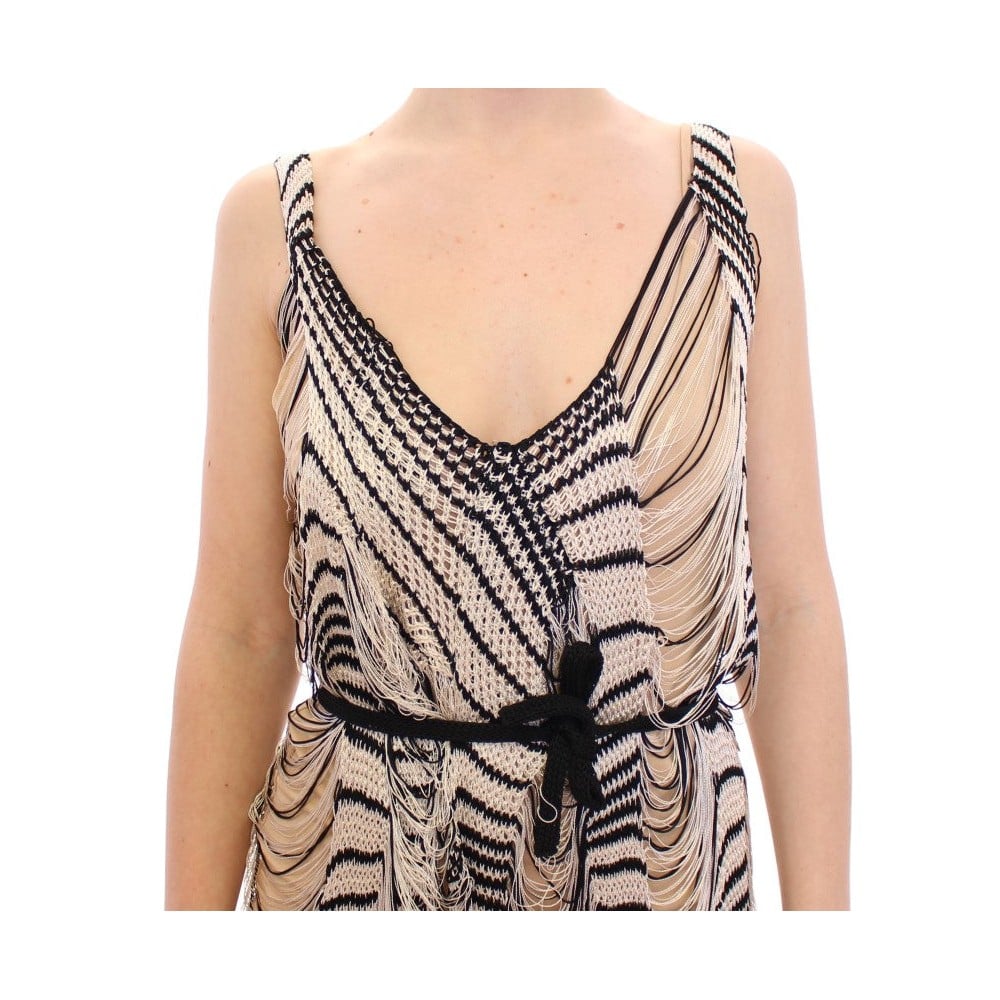Alice Palmer Schwarz-weißes Strickkleid von Artisan