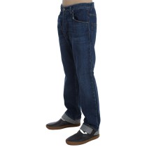 Acht Schicke Baggy Loose Fit Blaue Jeans für Männer