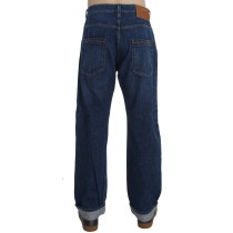 Acht Schicke Baggy Loose Fit Blaue Jeans für Männer