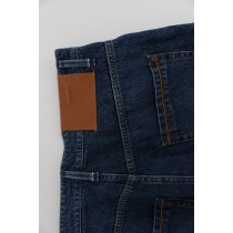 Acht Schicke Baggy Loose Fit Blaue Jeans für Männer