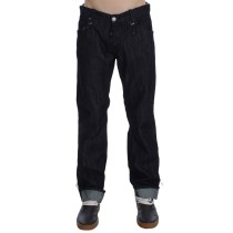 Acht Elegante Straight Fit Blaue Herrenjeans