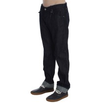 Acht Elegante Straight Fit Blaue Herrenjeans