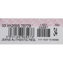 Acht Elegante Straight Fit Blaue Herrenjeans