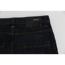 Acht Elegante Straight Fit Jeans in Dunkelblau