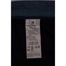 Dolce & Gabbana Schicke blau gestreifte Slim Fit Girly Jeans