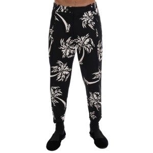 Dolce & Gabbana Elegante Knöchelhose mit Baummuster