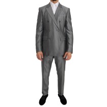 Dolce & Gabbana Eleganter schwarzer zweireihiger Anzug