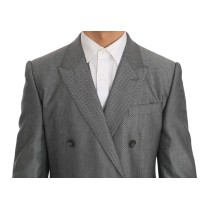 Dolce & Gabbana Eleganter schwarzer zweireihiger Anzug