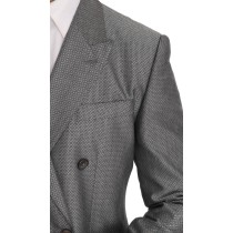 Dolce & Gabbana Eleganter schwarzer zweireihiger Anzug