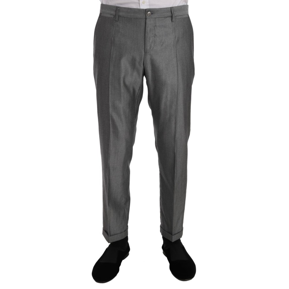 Dolce & Gabbana Eleganter schwarzer zweireihiger Anzug